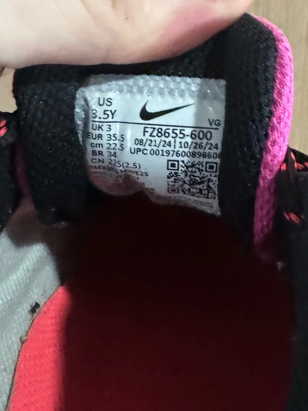 Nike Hot Pink Hyperdiamond 4 Keystone Softball Cleats Black Accents Size 3.5Y